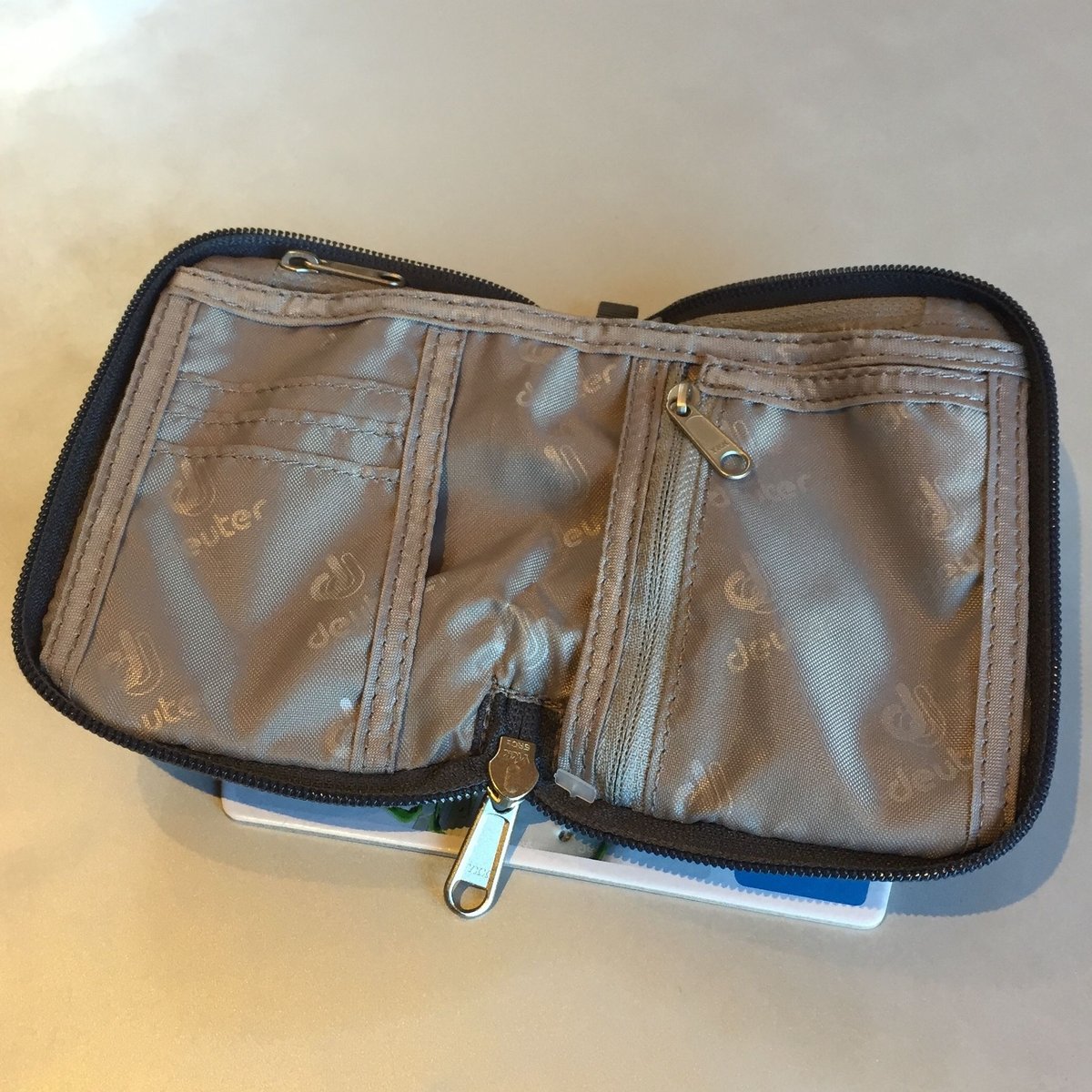 deuter ZIP WALLET【BLUE】