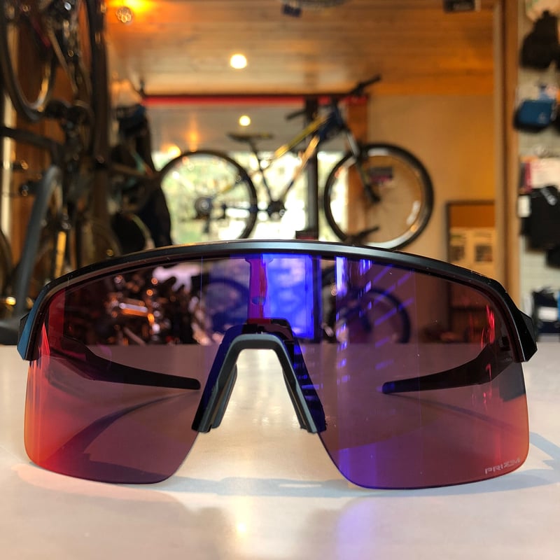 OAKLEY SUTRO LITE(A) PRIZM ROAD 美品 Sutro Lite (Low Bridge Fit) Prizm Black Lenses, Matte Black Frame