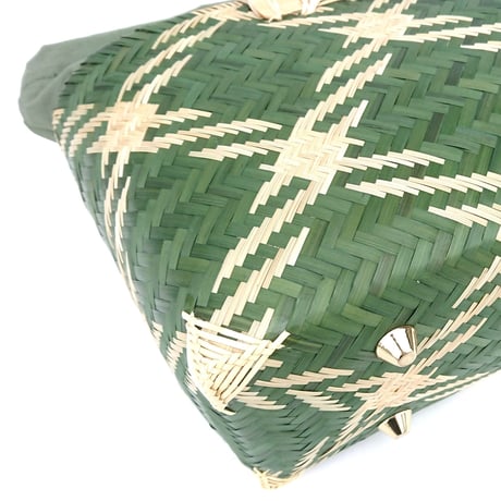 【BORRIBOON MODERN】バンブートートバッグ　GREEN