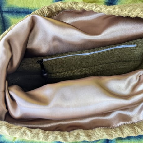 【BORRIBOON MODERN】　竹編みバッグ BROWN