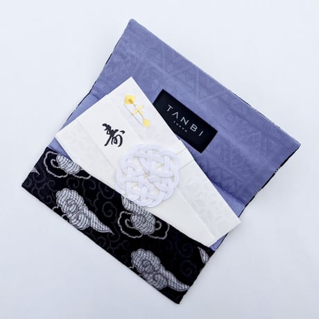 金封袱紗 ZUIUN BK/SV