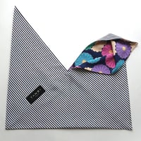 リバーシブルあずま袋 SHIMA×KIKU/NAVY