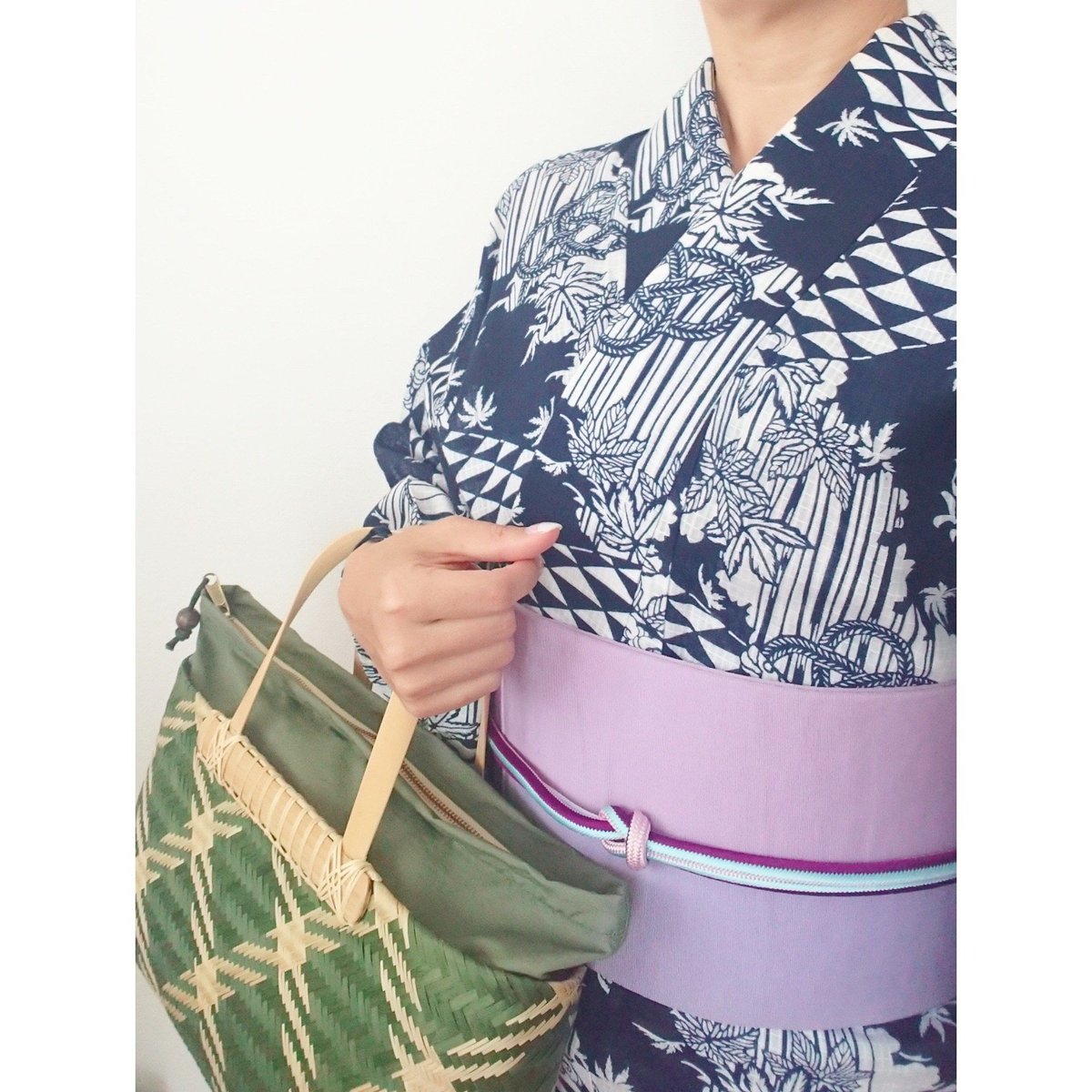 BORRIBOON MODERN】バンブートートバッグ GREEN | TANBI ONLI