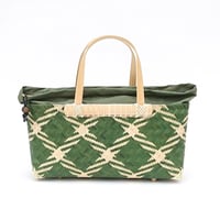 【BORRIBOON MODERN】バンブートートバッグ　GREEN