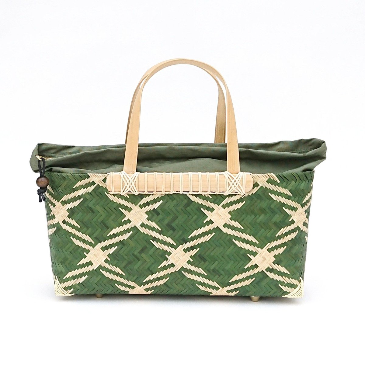 BORRIBOON MODERN】バンブートートバッグ GREEN | TANBI ONLI