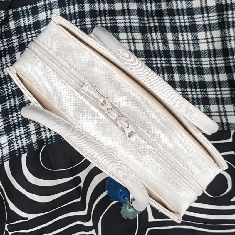 利休バッグ(八寸) MOIRE/IVORY | TANBI ONLINE STORE