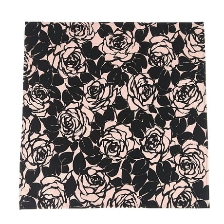 小風呂敷 ROSE/BK