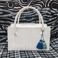 利休バッグ(八寸) MOIRE/IVORY