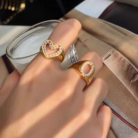 pearl open ring