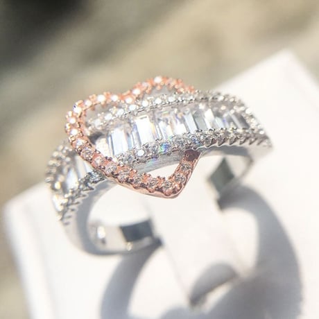lovely heart  ring