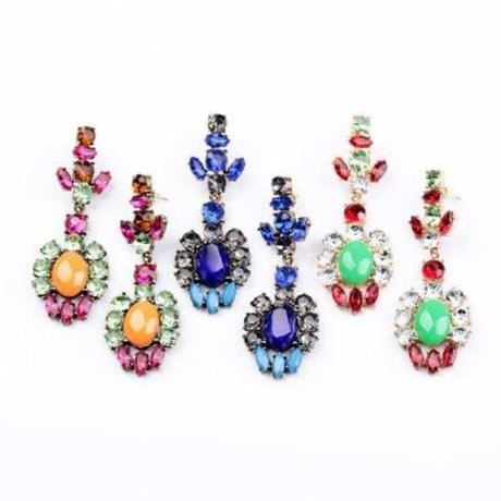 colorful large bijou  pierce