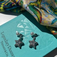star stone perl 2way  pierce