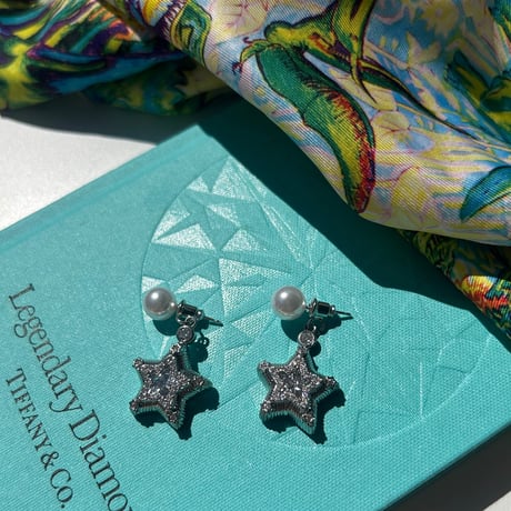 star stone perl 2way  pierce