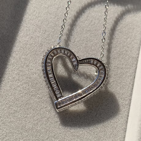 heart stone necklace