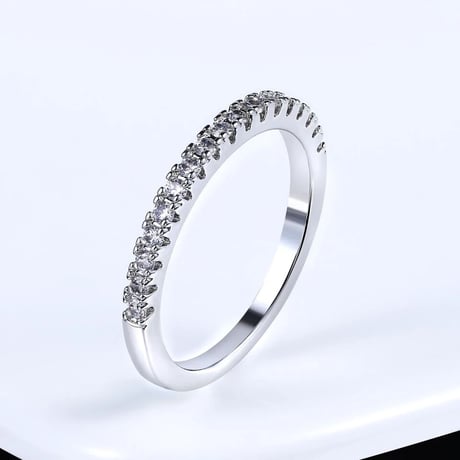 zirconia stone ring 2set