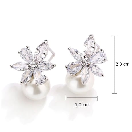 flower × pearl pierce