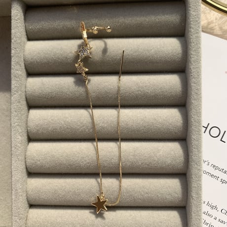 star ear cuffs pierce