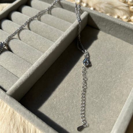 drop stone necklace