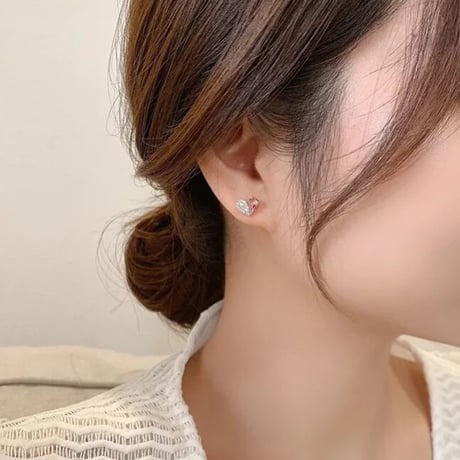 heart stone mini pierce