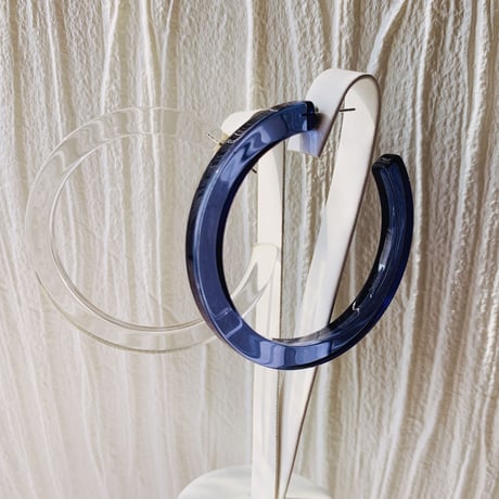 clear hoop pierce