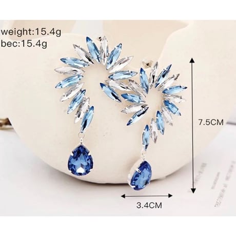 fireworks drop stone blue pierce