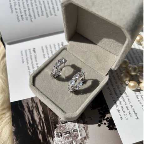 stone hoop pierce