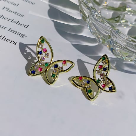 colorful butterfly pierce