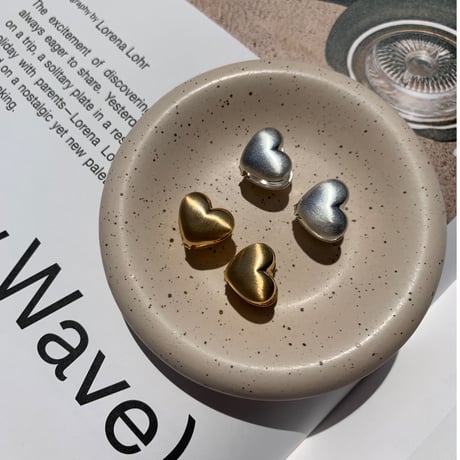 mat double heart  pierce
