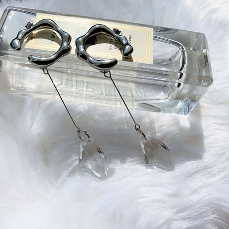 clear stone ear cuffs