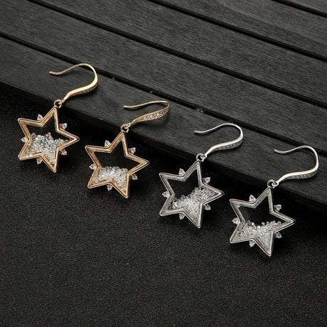 star hourglass hook pierce