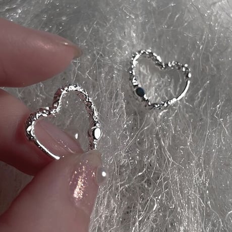 heart mini hoop pierce