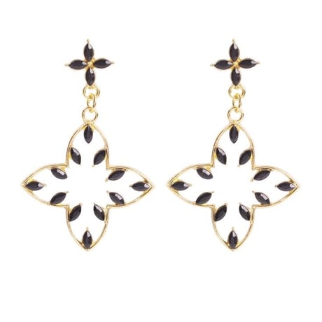 colorful flower stone pierce