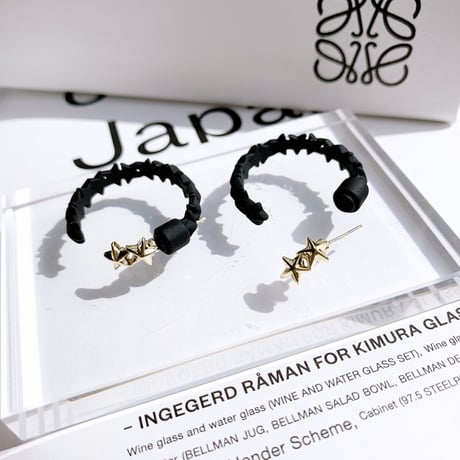 star × star hoop pierce