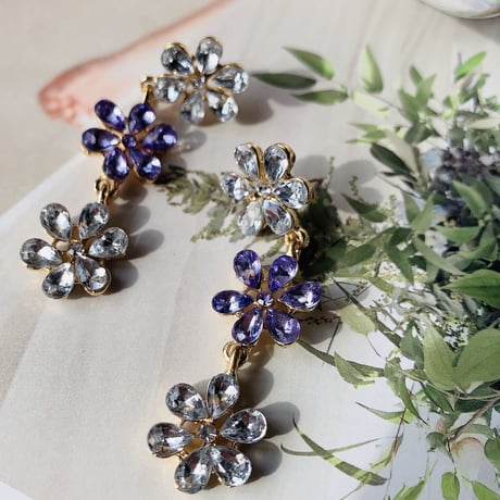 spring flower long pierce