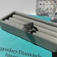 square stone hoop  pierce
