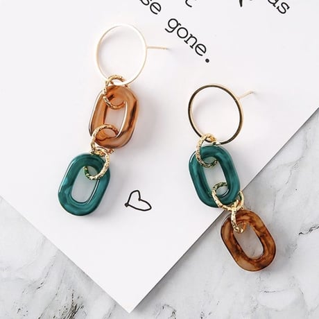 marble acryl chain pierce