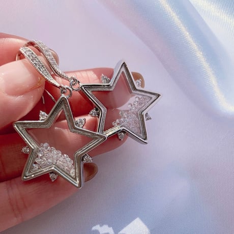 star hourglass hook pierce