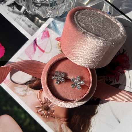 flower stone mini pierce