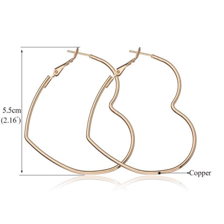 heart hoop pierce