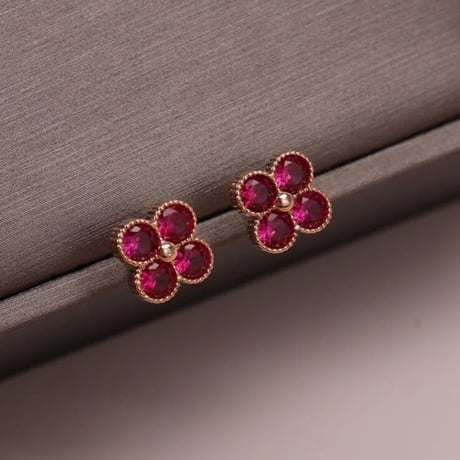 ruby flower small pierce