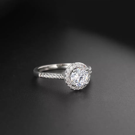 zirconia stone ring 2set