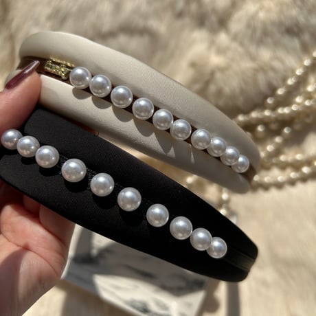 pearl hair band