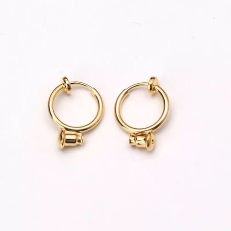フープ式 earring converter