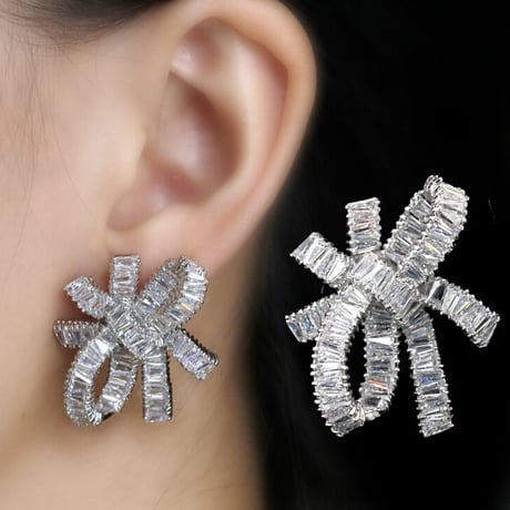 solid cord big pierce/earring
