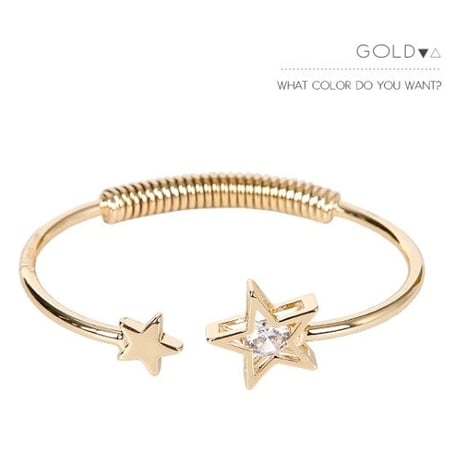 star motif bangle