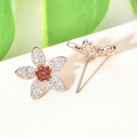 flower pink gold pierce