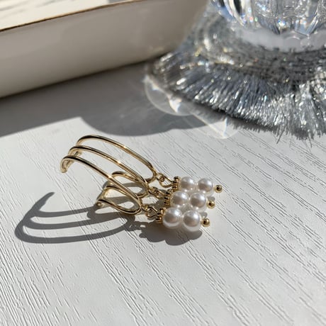 III pearl ear cuffs