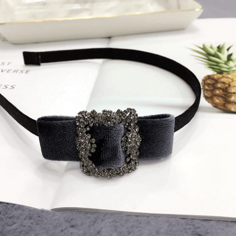 velvet  stone  headband