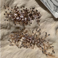 flower stone hair accessory