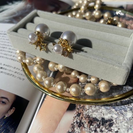 charm pearl catch pierce